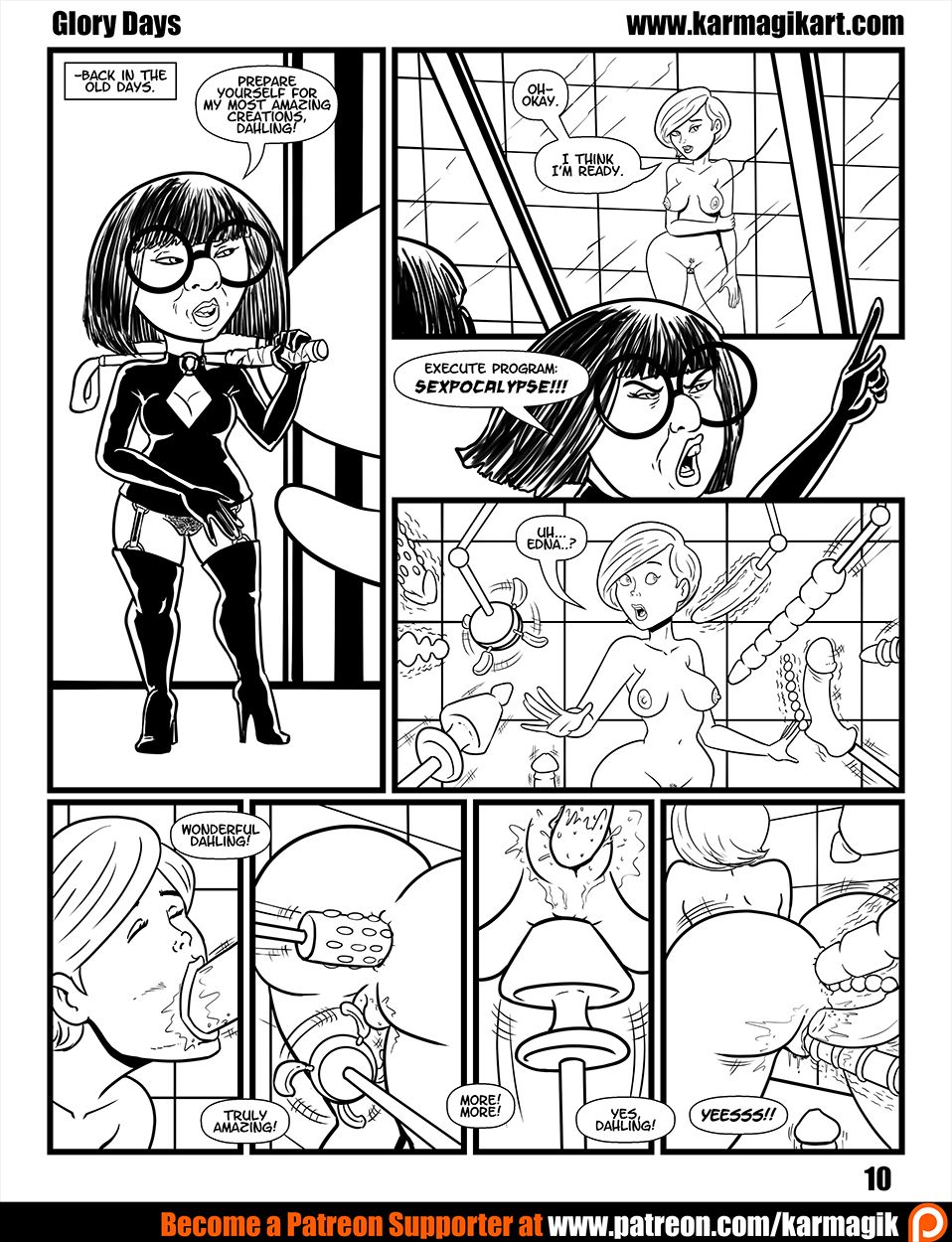 Elastigirl in Glory Days page 11 full
