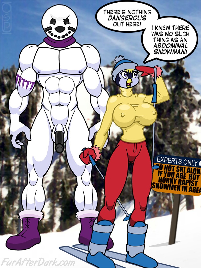 sexy penguin get dominated by snowman page 1 full