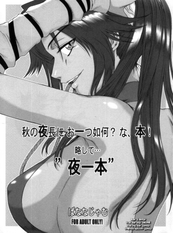 (SC33) [BANANAJAM (Hanzaki Jirou)] Aki no Yonaga ni Ohitotsu Ikaga? Na, Hon! Ryakushite... "Yoruichi Hon" (Bleach) [Spanish] [ganstatrad] cover