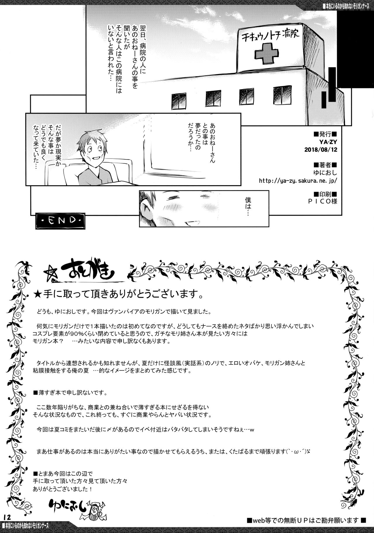 Hontou ni Iru no kamo Shirenai Morrigan Nurse page 12 full