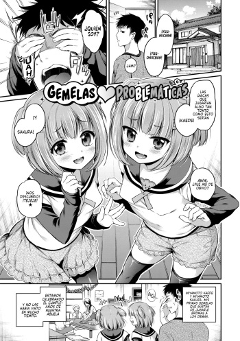 [Sasachinn] Trouble Twins | Gemelas problemáticas (San P) [Spanish] [H-E] [Digital] cover