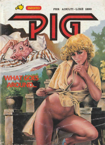 PIG #36 "WHAT GOES AROUND" - ENGLISH cover