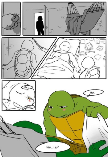 TMNT Black and Blue ch. 5 Colored by: Amateur cover