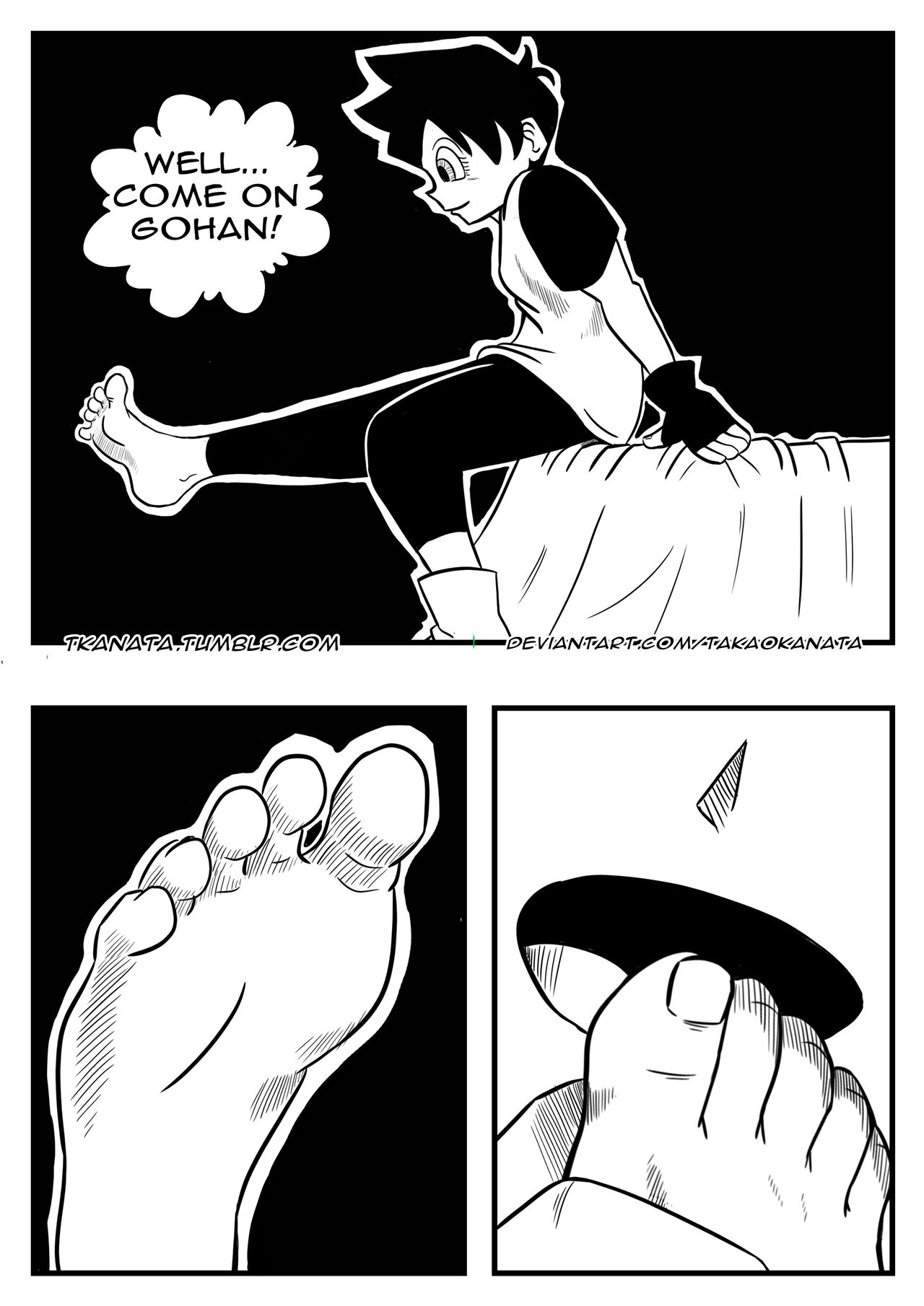 Gohan & Videl in: "Boots, Socks or Feet?" page 12 full