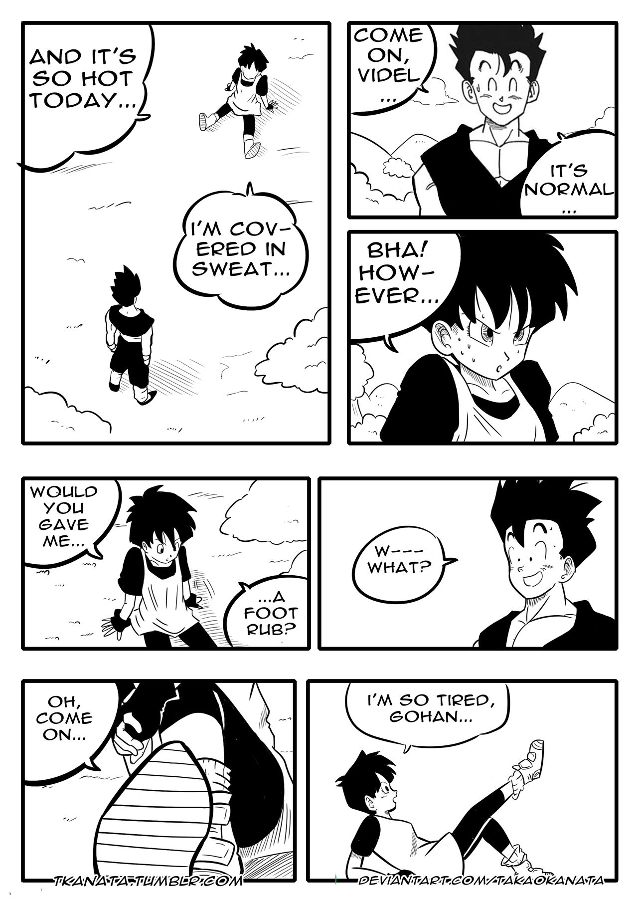 Gohan & Videl in: "Boots, Socks or Feet?" page 3 full