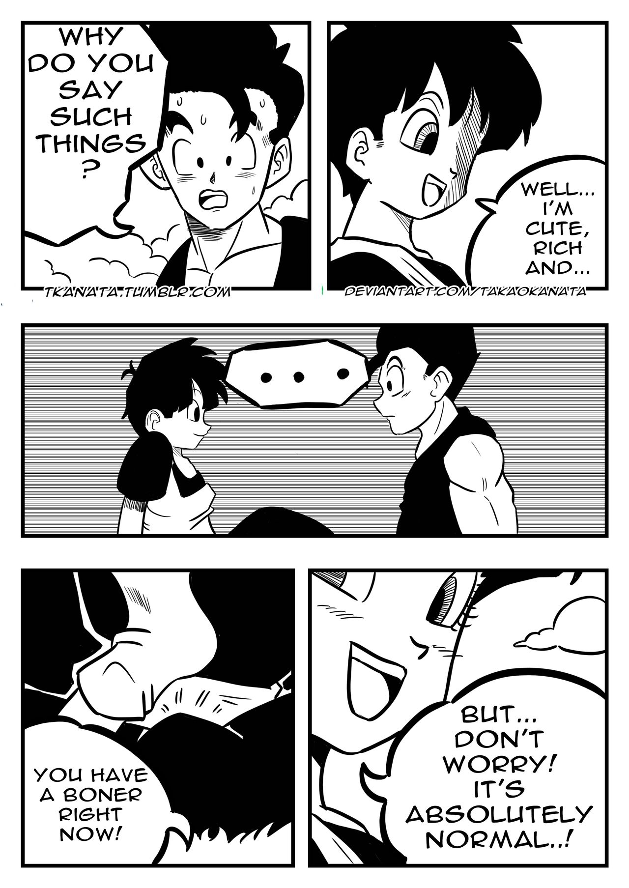 Gohan & Videl in: "Boots, Socks or Feet?" page 6 full