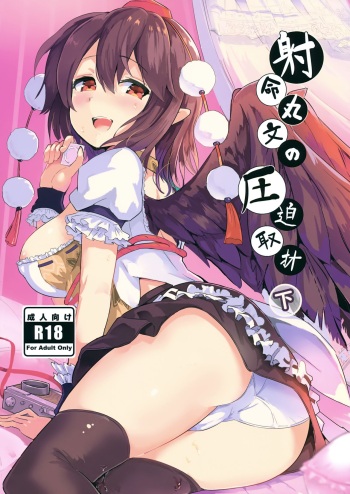 (C94) [Honoji (Puuakachan)] Shameimaru Aya no Appaku Shuzai Ge (Touhou Project) cover