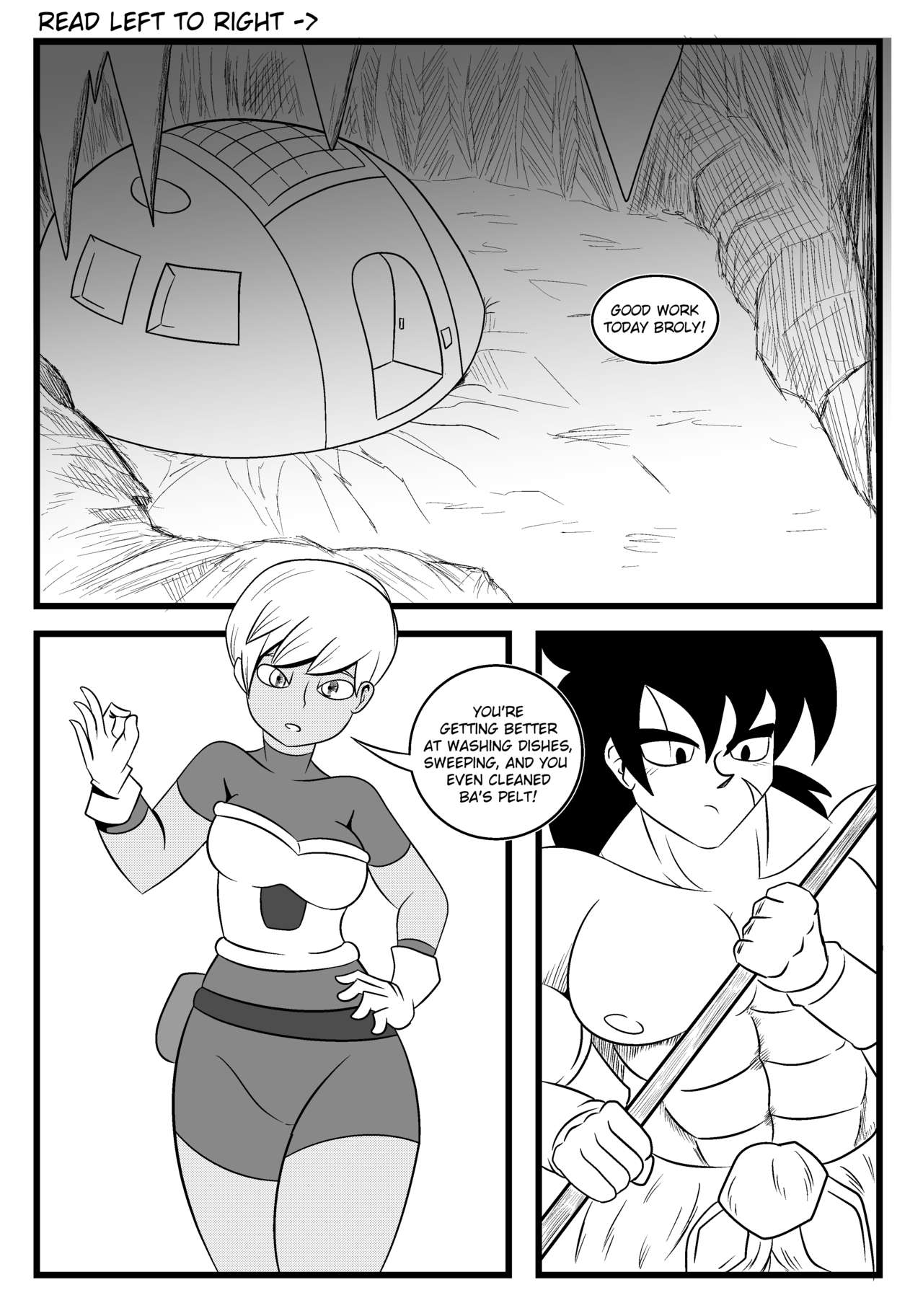 Weekend at Brolys - Cheelai x Broly page 3 full