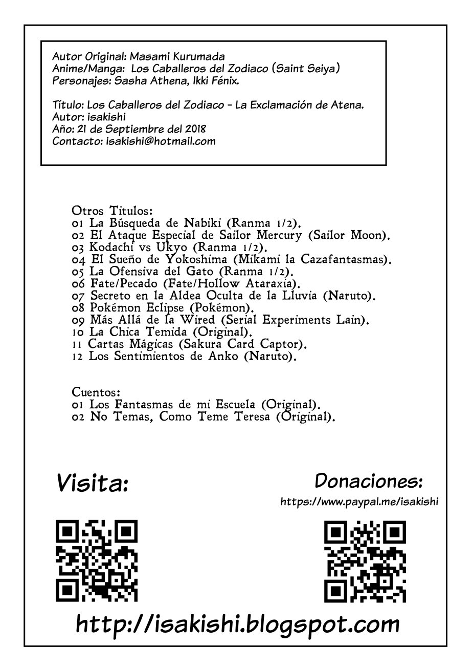 La Exclamacion de Atena 13 page 2 full