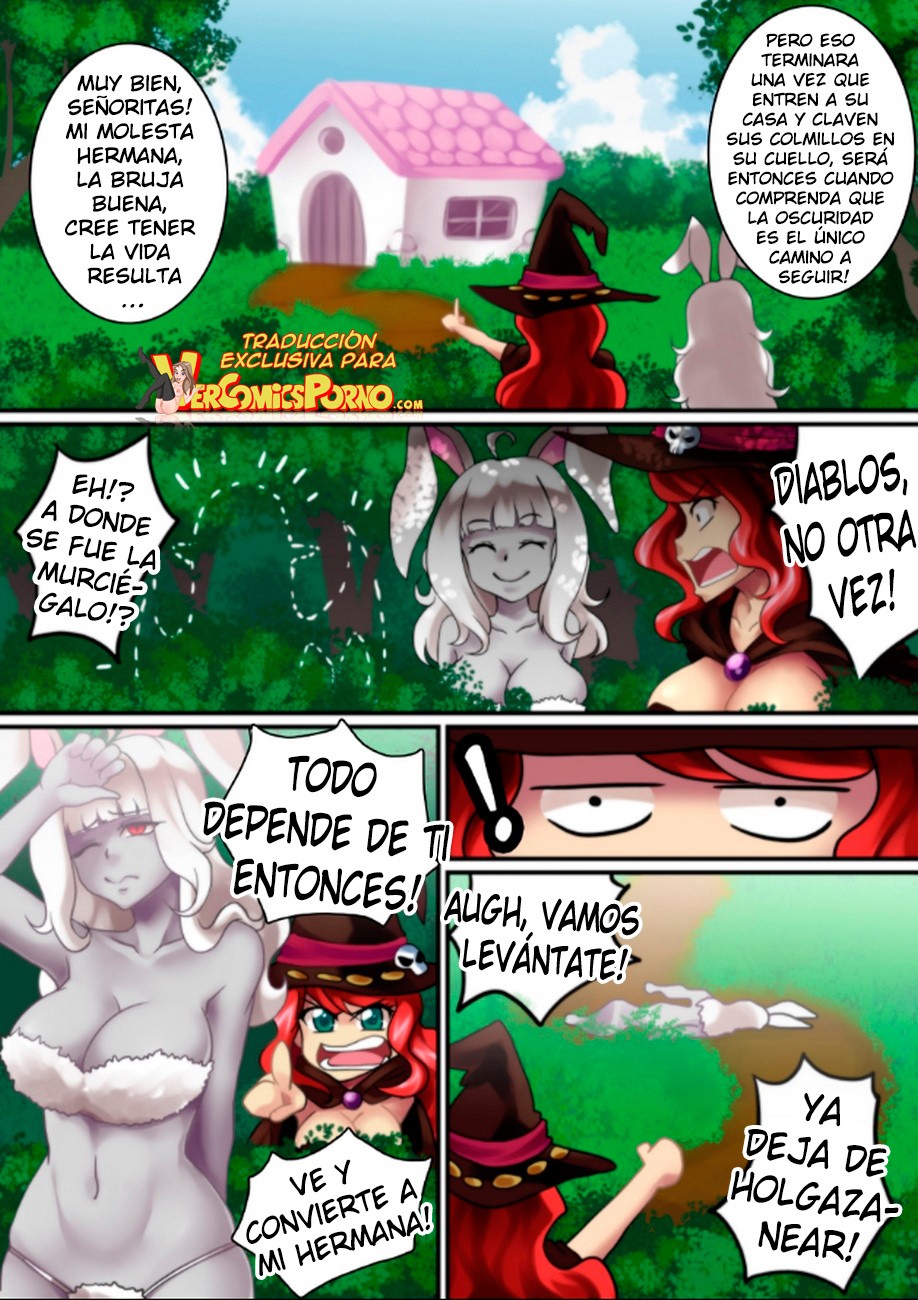 La Bruja, La Coneja & La Murciélago 1&2 page 7 full
