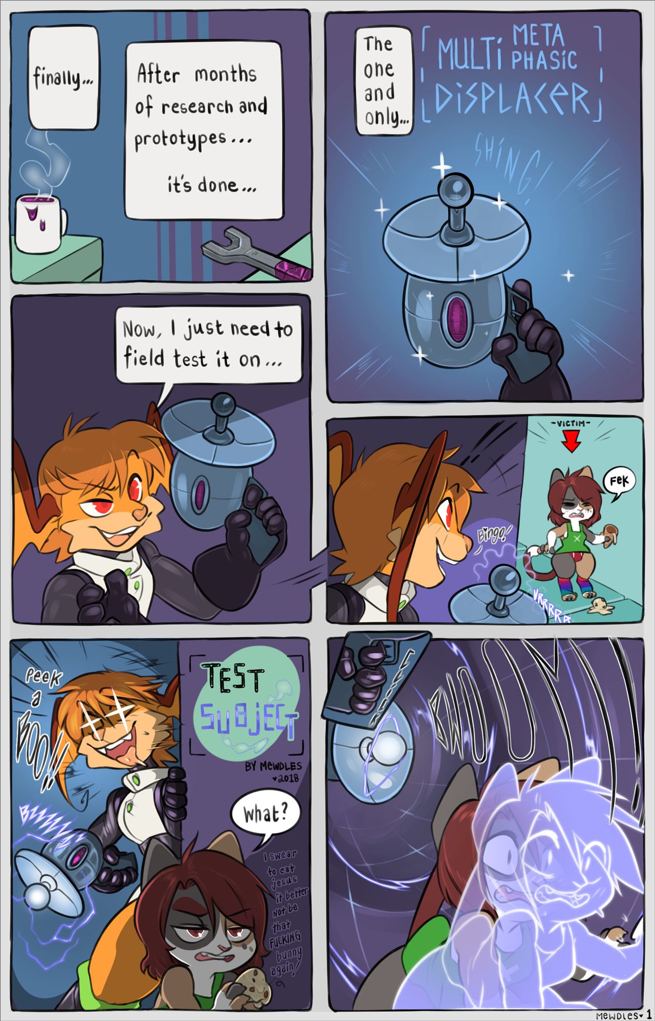 Test Subject page 1 full