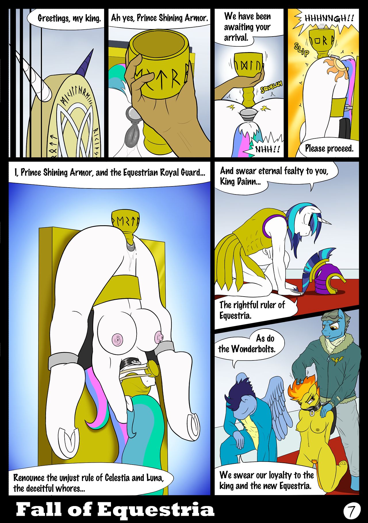 Breaking of the Sun. Prologue: Fallen Princess page 8 full