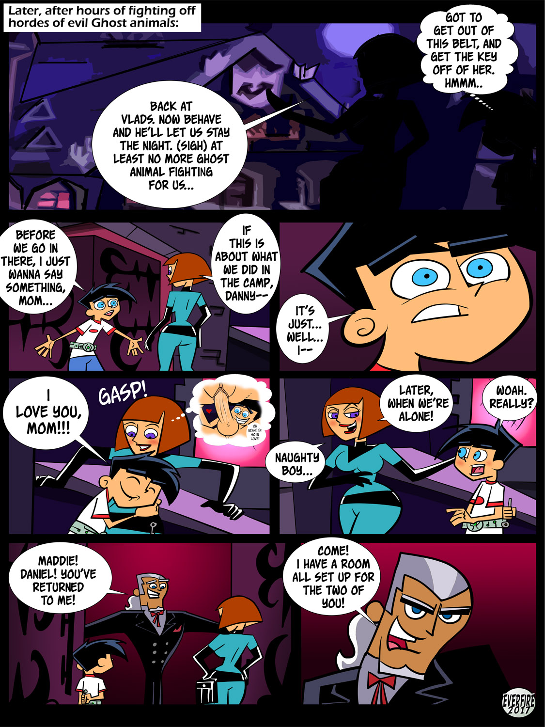 Everfire - Danny Phantom The Taming of Maddie Fenton page 2 full
