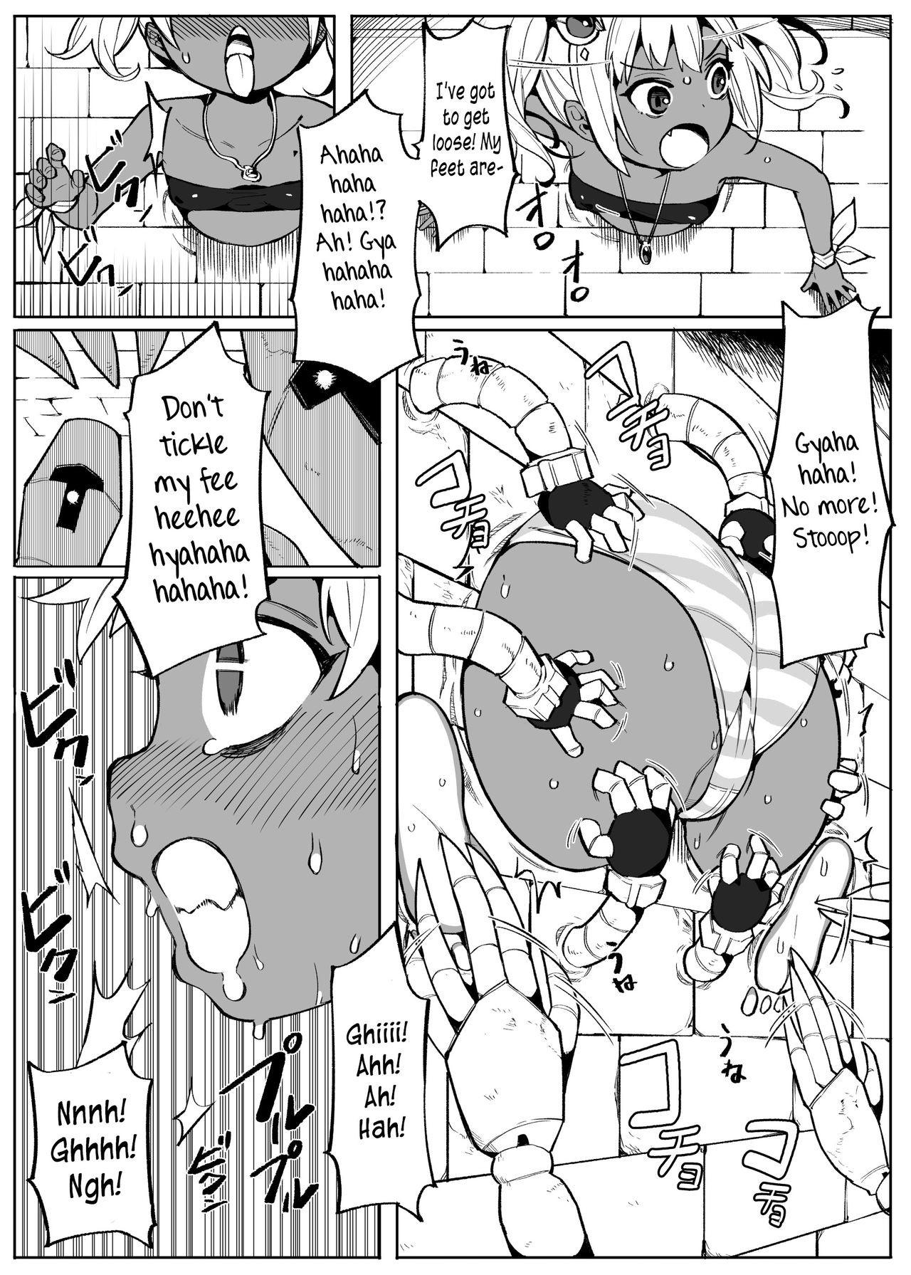 Bishoujo Touzoku Kusuguri Trap Dungeon! | Thief Girl and Tickling Trap Dungeon! page 10 full