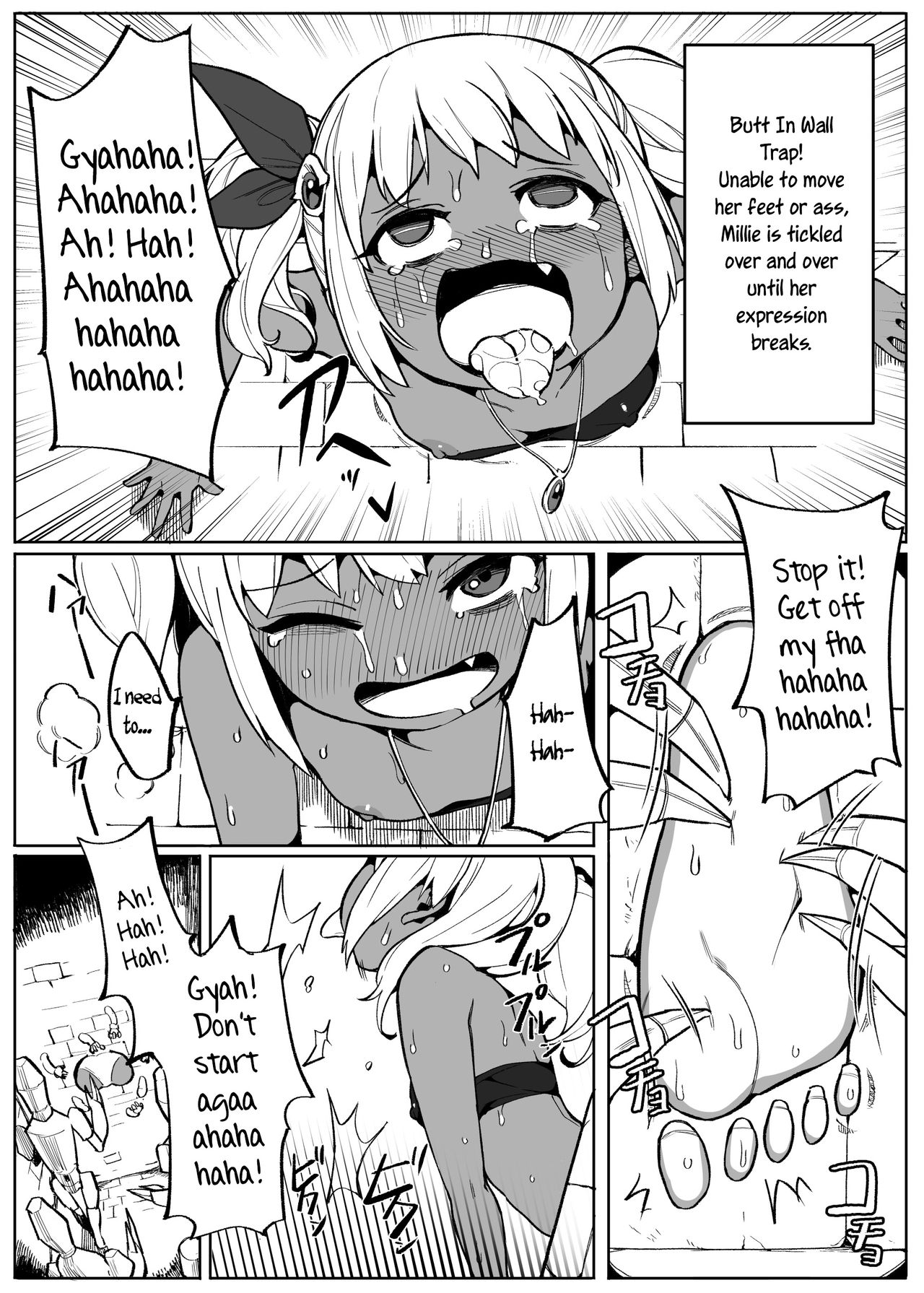 Bishoujo Touzoku Kusuguri Trap Dungeon! | Thief Girl and Tickling Trap Dungeon! page 11 full