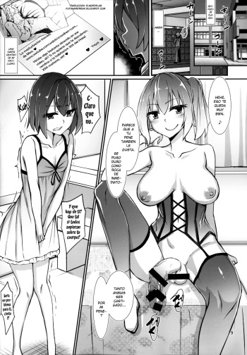 (C90) [Endless Requiem (Nyuuhin)] Futanari x Otoko Gyaku Anal Goudou Anata ga Mesu ni Narun desu yo Ch. 2 [Spanish] [elmoedela8] cover