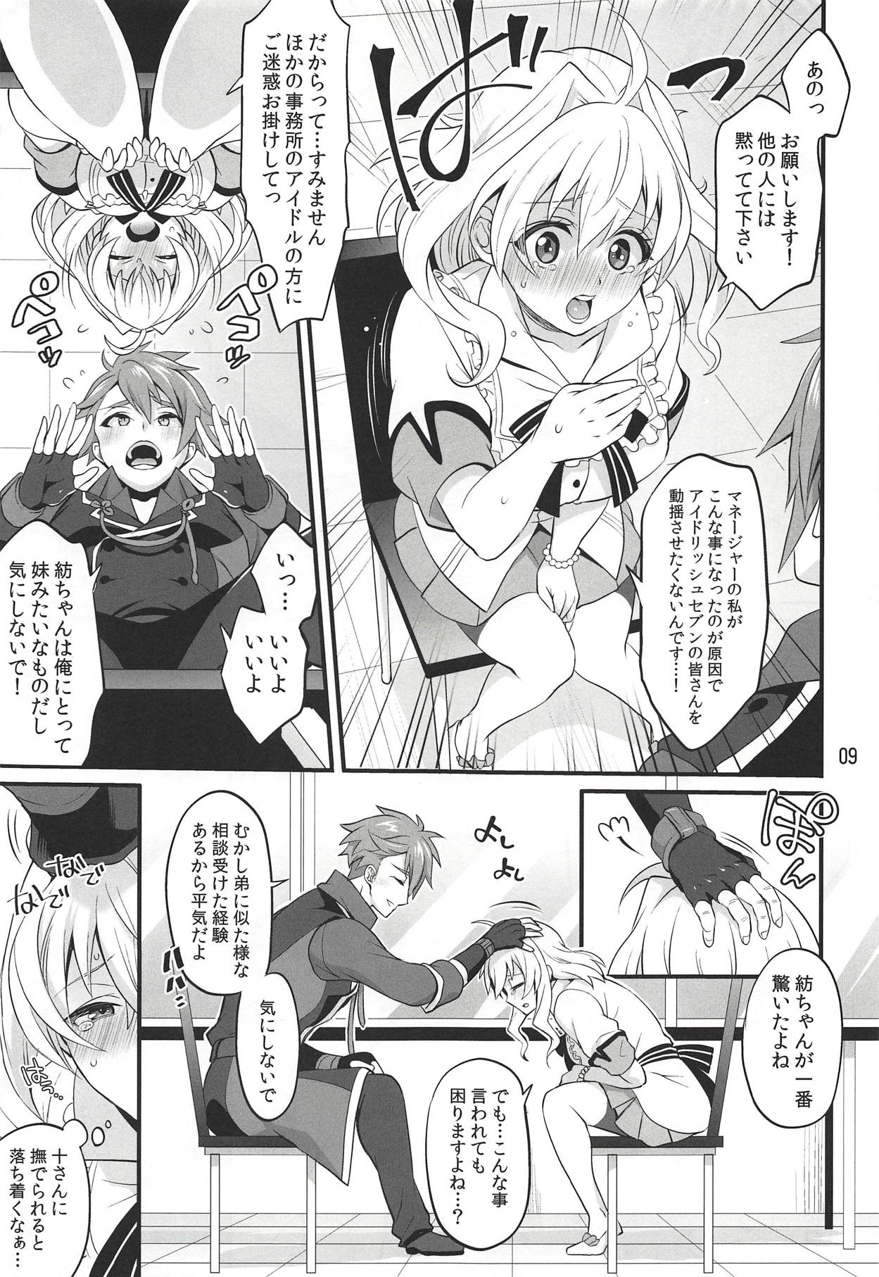Futanari ni Natte Shimatta Tajimusho Manager no Watashi ga Eroero Beast de Wadai no Idol Tsunashi Ryunosuke-san o Osou nante...!? page 8 full