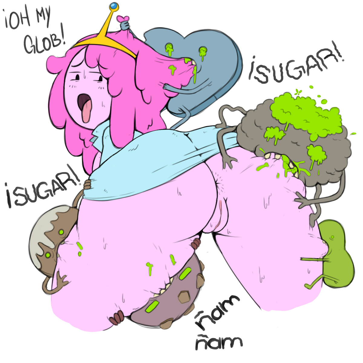 Adventure Time - Princess Bubblegum vs Candy Zombies page 1 full