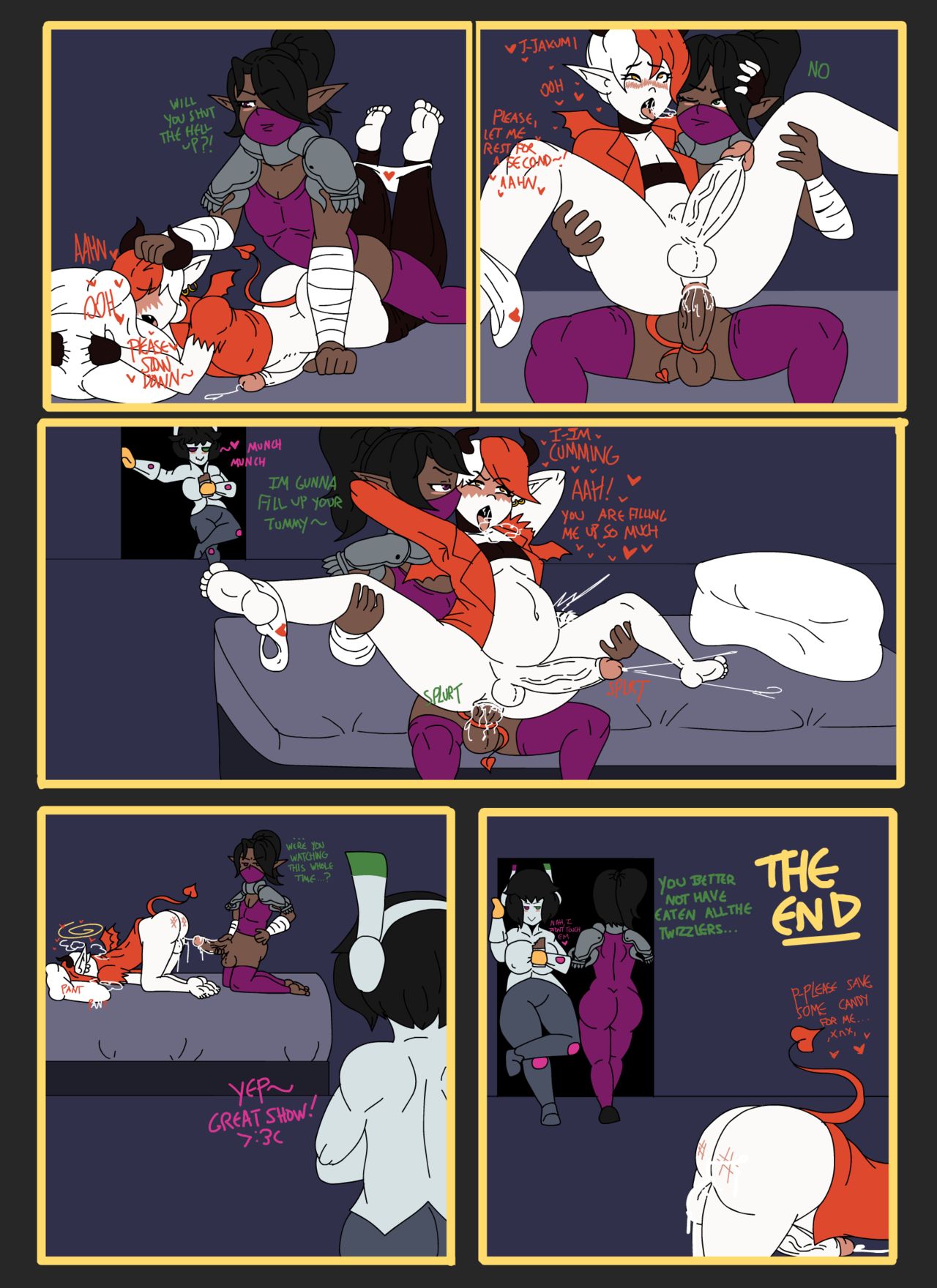 Bon-Bon Halloween Comic page 4 full