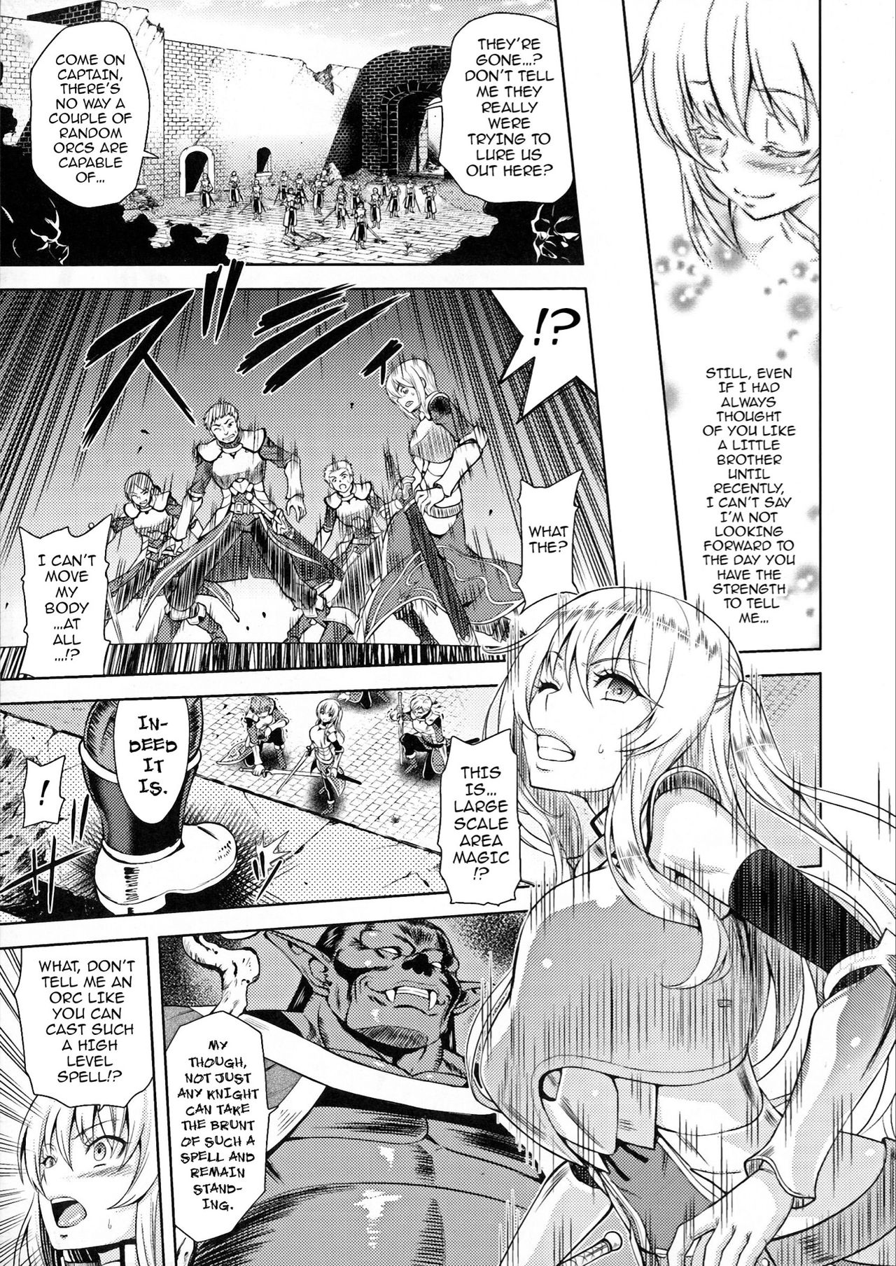 ERONA Orc no Inmon ni Okasareta Onna Kishi no Matsuro | Erona ~The Fall of a Beautiful Knight Cursed with the Lewd Mark of an Orc~ Ch. 1-3 page 8 full