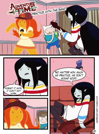 [Inker Shike] Practice With The Band (Adventure Time) cover