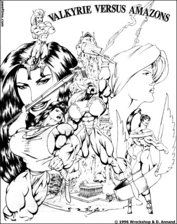[Wreckshop] Valkyries Vs Amazons cover