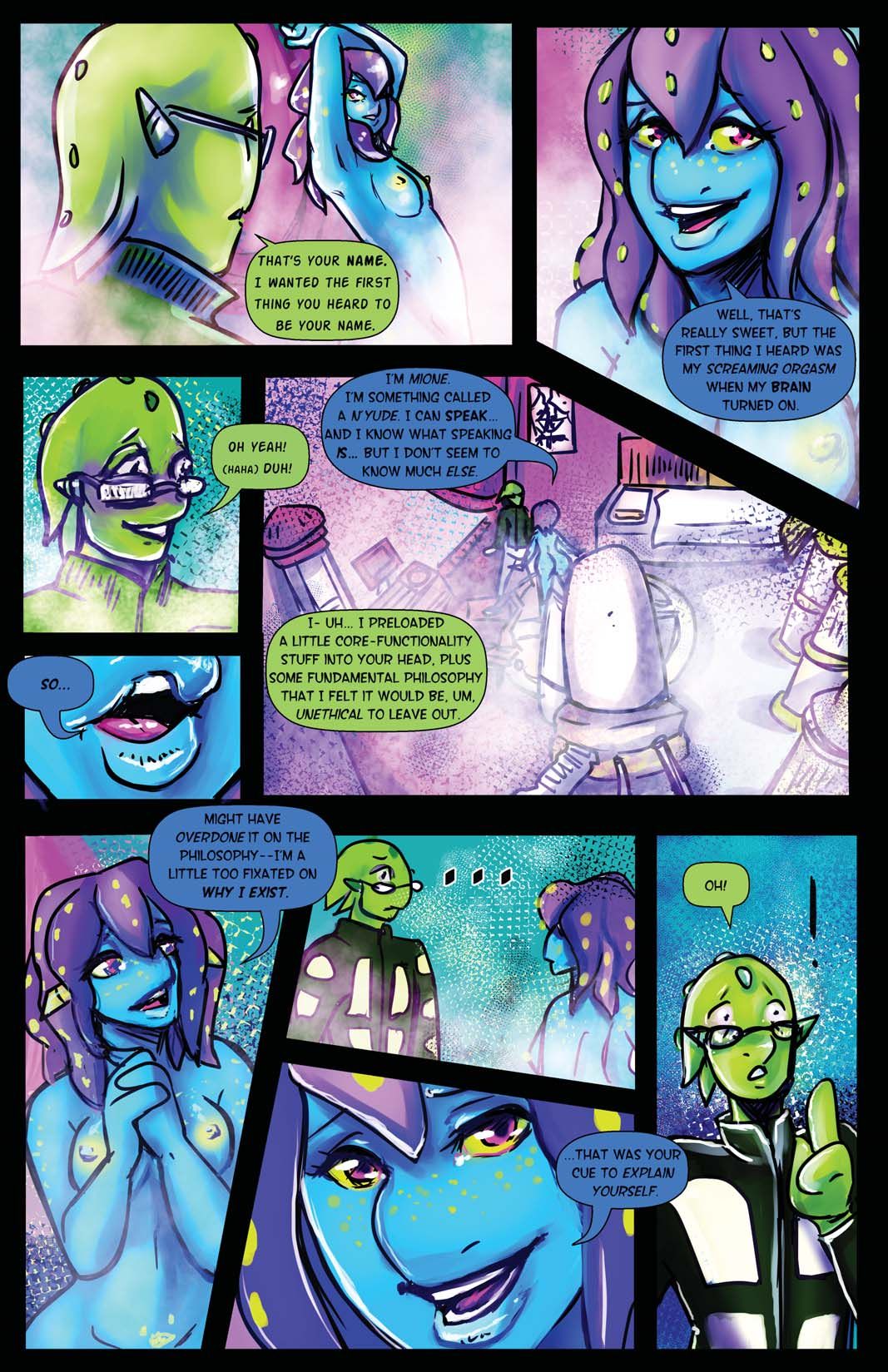 Bimbos in Space #4 - Hey, I Just Grew You In A Tube And This Is Crazy page 3 full