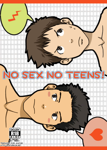 (Shotaful!) [BOX (Tsukumo Gou)] NO SEX NO TEENS!  [Spanish] [Avatar-kun] [Colorized] cover