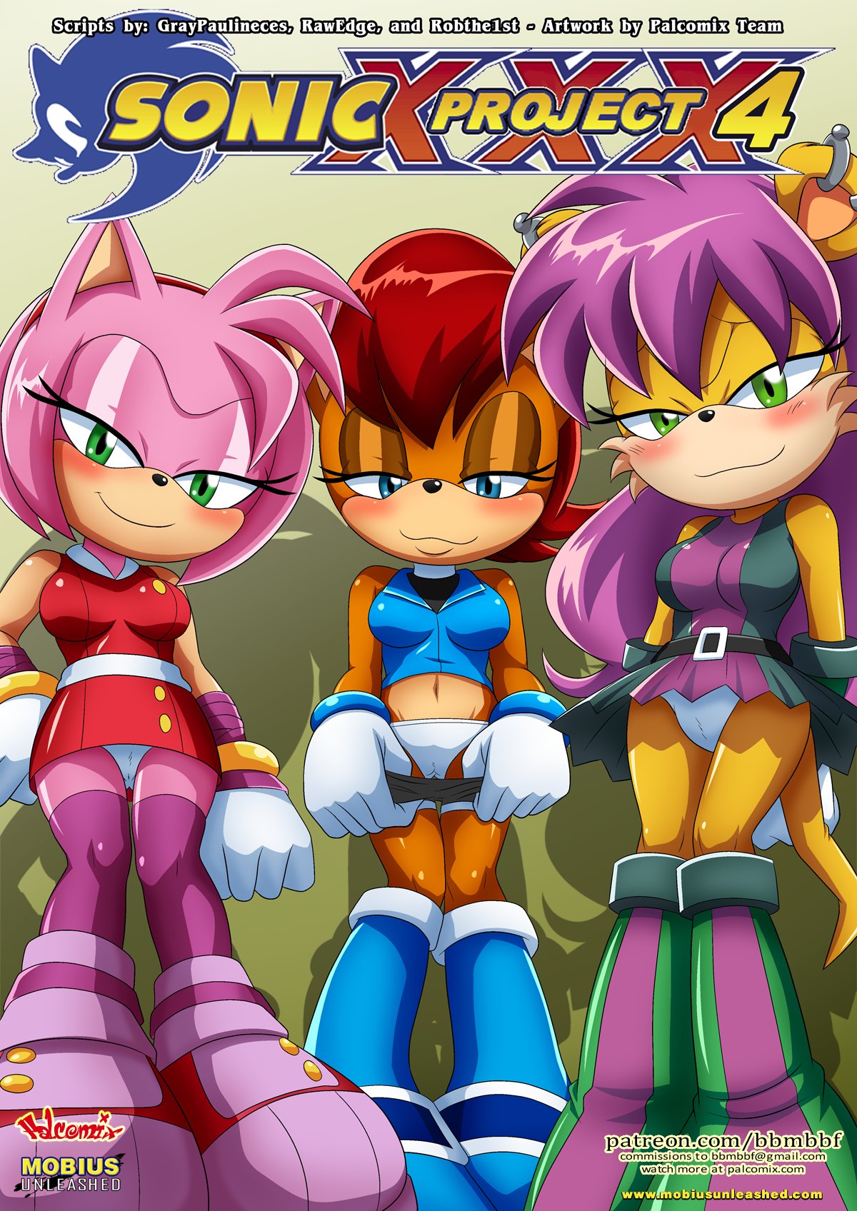 Sonic Project XXX 4 page 1 full