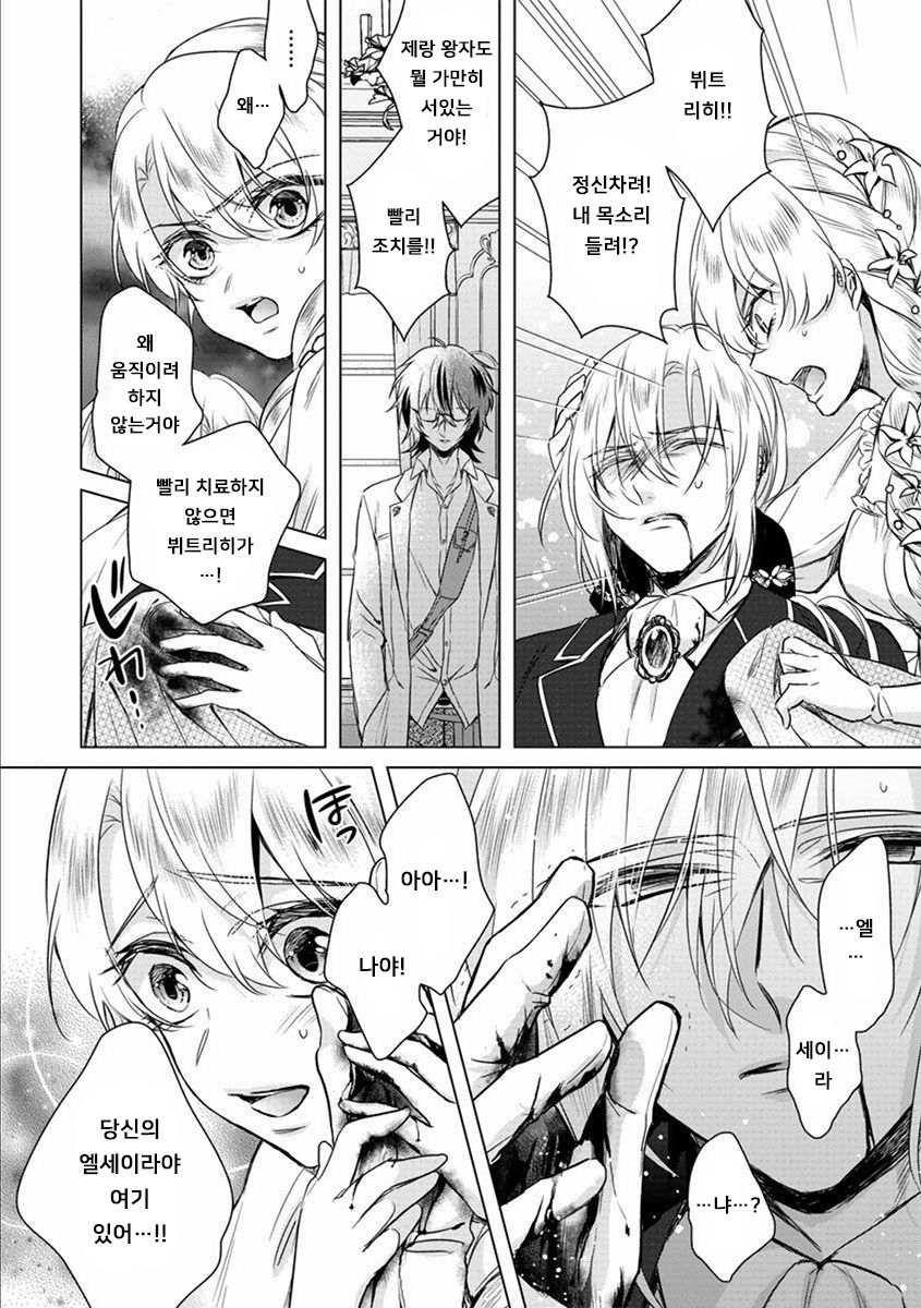Kyououji no Ibitsu na Shuuai ~Nyotaika Knight no Totsukitooka~ Ch. 13 | 미친 왕자의 왜곡된 포로사랑 ~여체화 기사의 시월 십일~ Ch. 13 page 12 full