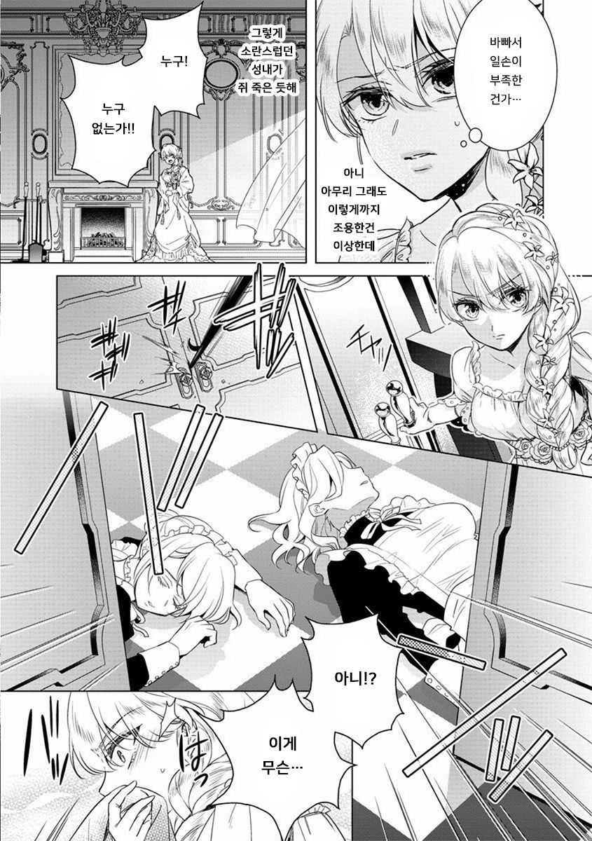 Kyououji no Ibitsu na Shuuai ~Nyotaika Knight no Totsukitooka~ Ch. 13 | 미친 왕자의 왜곡된 포로사랑 ~여체화 기사의 시월 십일~ Ch. 13 page 3 full