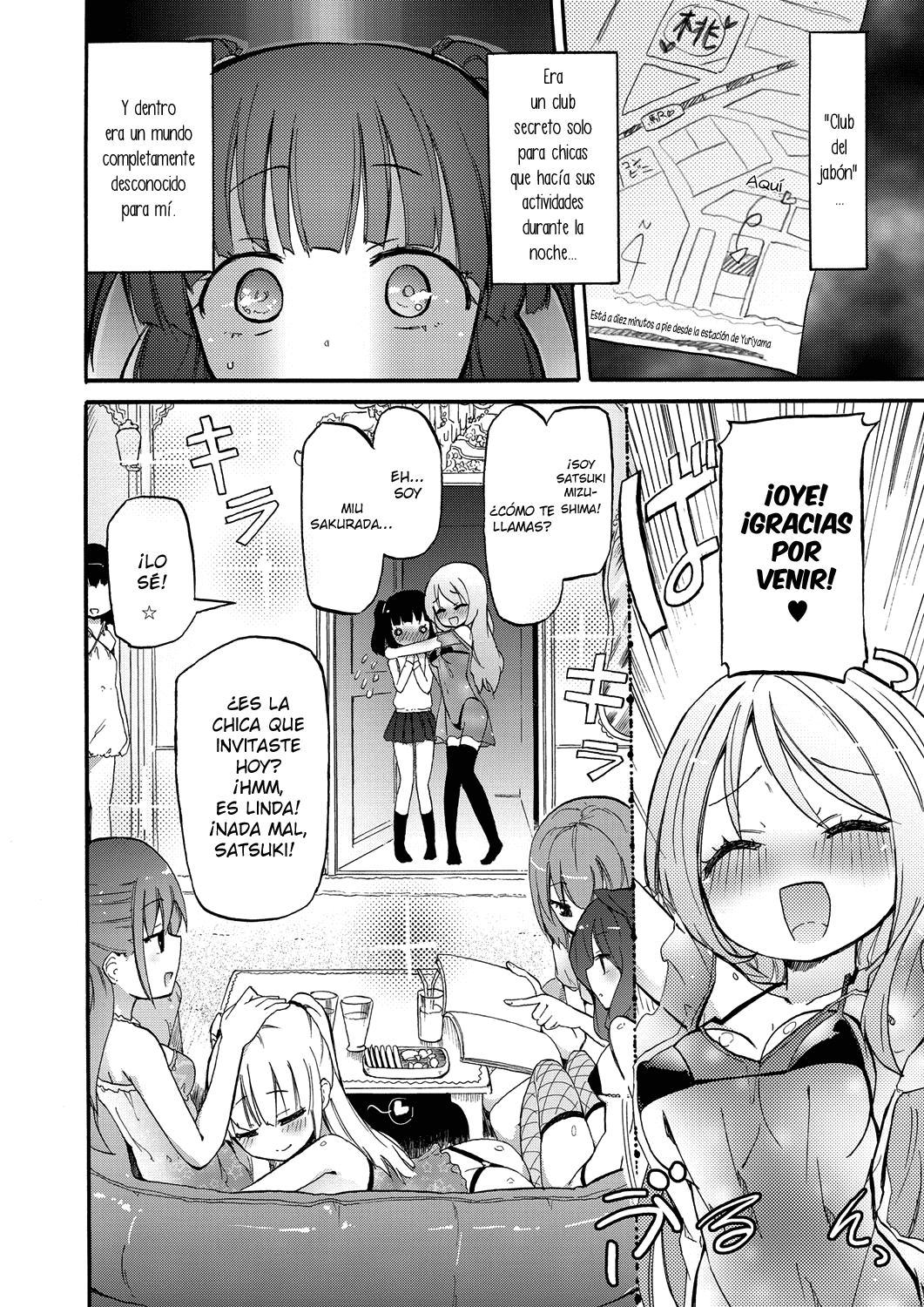 Momoyuri Gakuen Himitsu no Soap-bu | El prostíbulo secreto del club de la Academia Momoyuri page 2 full
