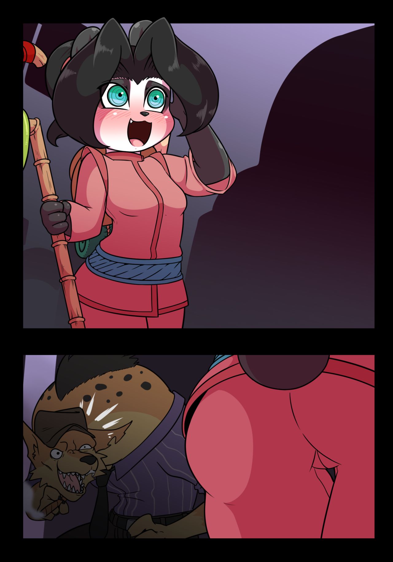 Wherewolf - Story of the town panda and the country panda page 2 full