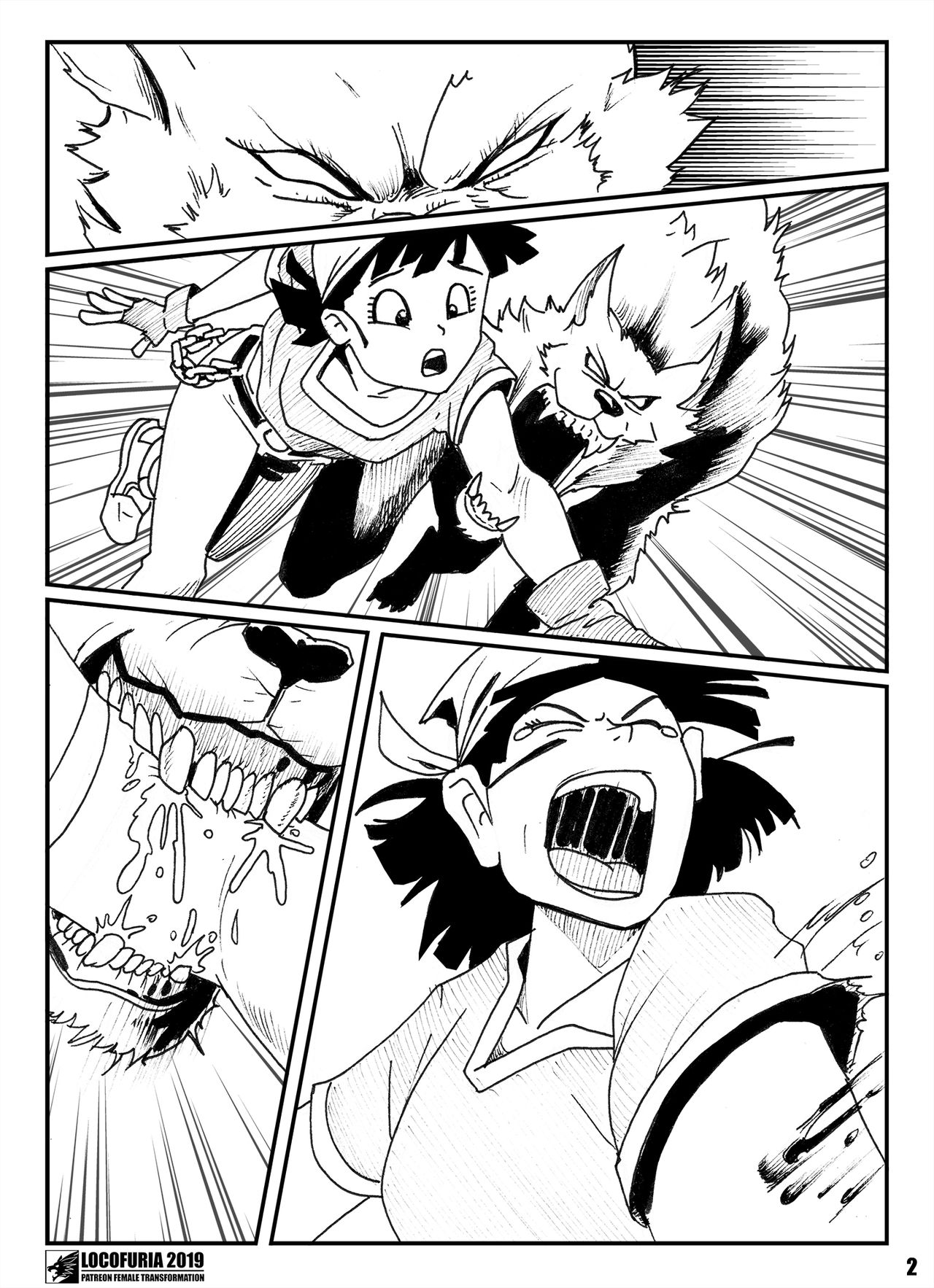 Pan vs. The Werewolf - Pan's Lunar Battle page 3 full