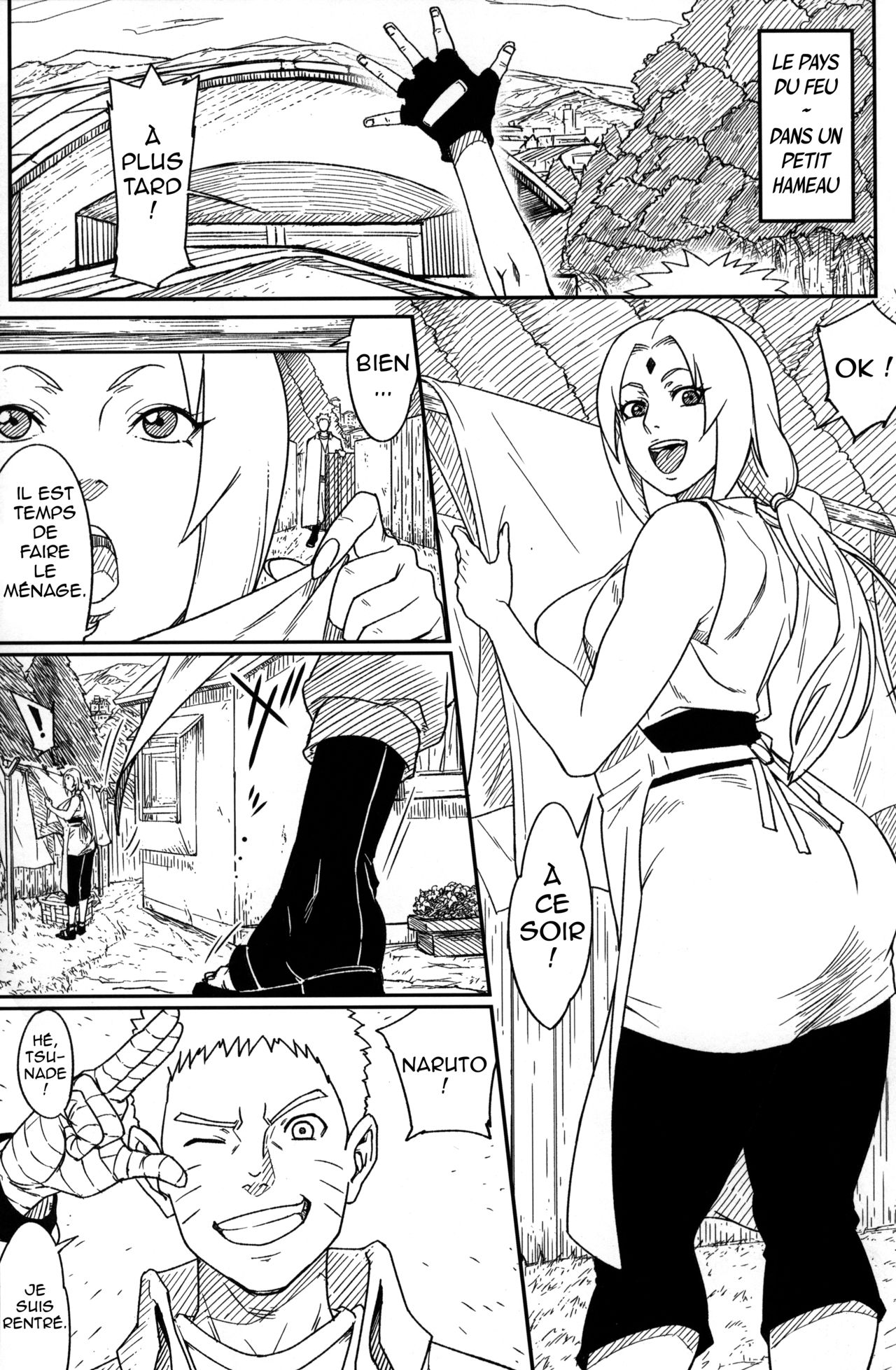 Jukumitsuki Intouden 3 Jou | Perversions de Tsunade - Nectar d'une Princesse Mature Ch 3 - Part 1 page 3 full