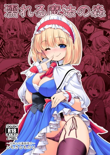 [Yosutebito na Mangakaki (Tomoki Tomonori)] Nureru Mahounomori (Touhou Project) [Digital] cover