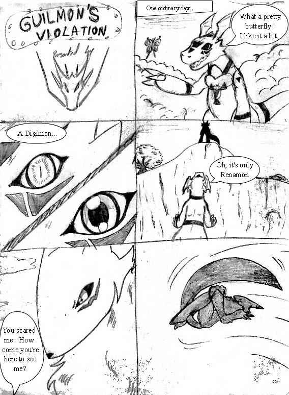 Digimon - Guilmon's Violation page 1 full
