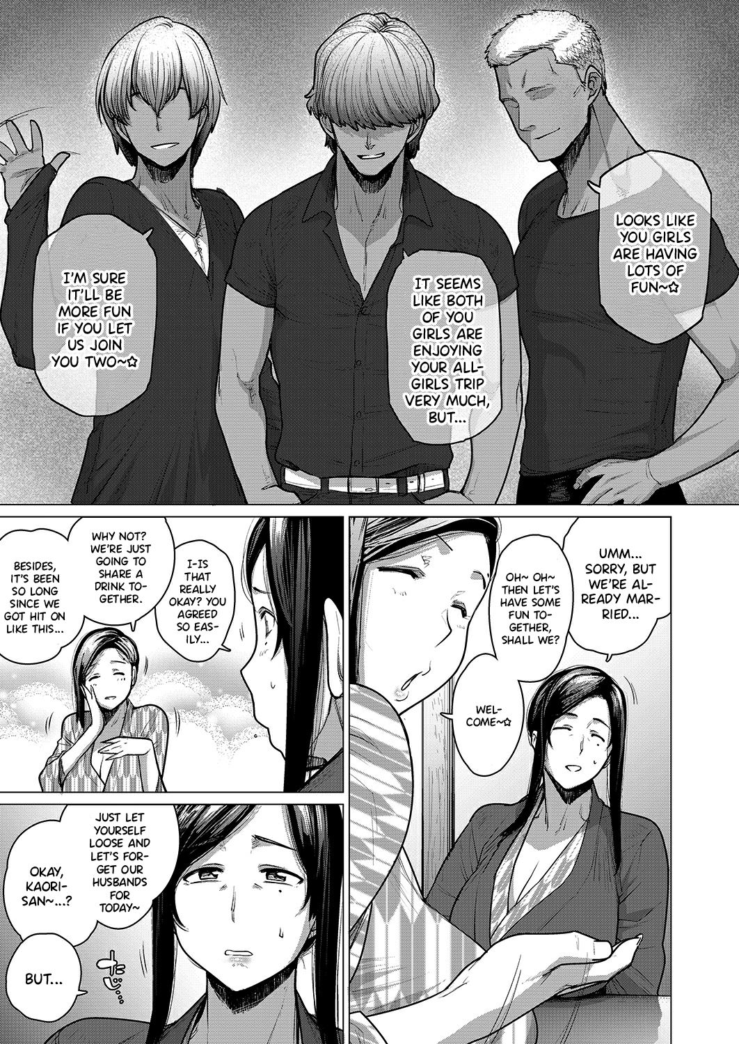 Hitozuma Nanpa NTR Onsen Ryokousaki de Nakayoku Tanetsuke Saremashita page 5 full