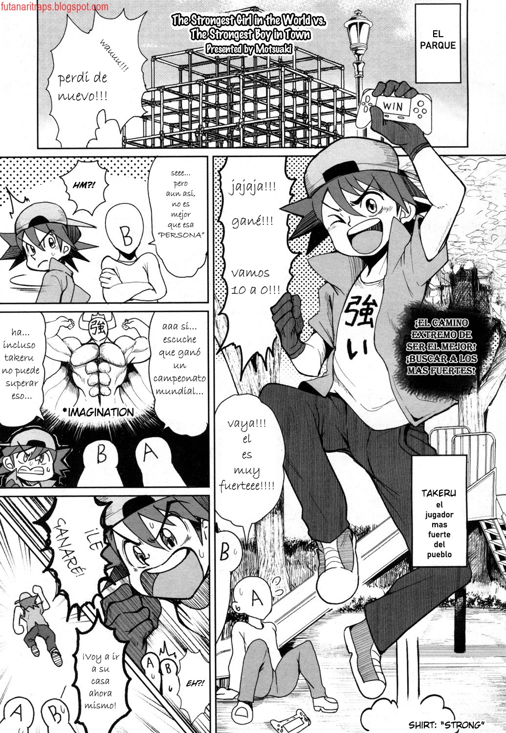 Sekai Saikyou no Onna VS Chounai Saikyou no Shounen | The Strongest Girl in the World vs. The Strongest Boy in Town page 1 full