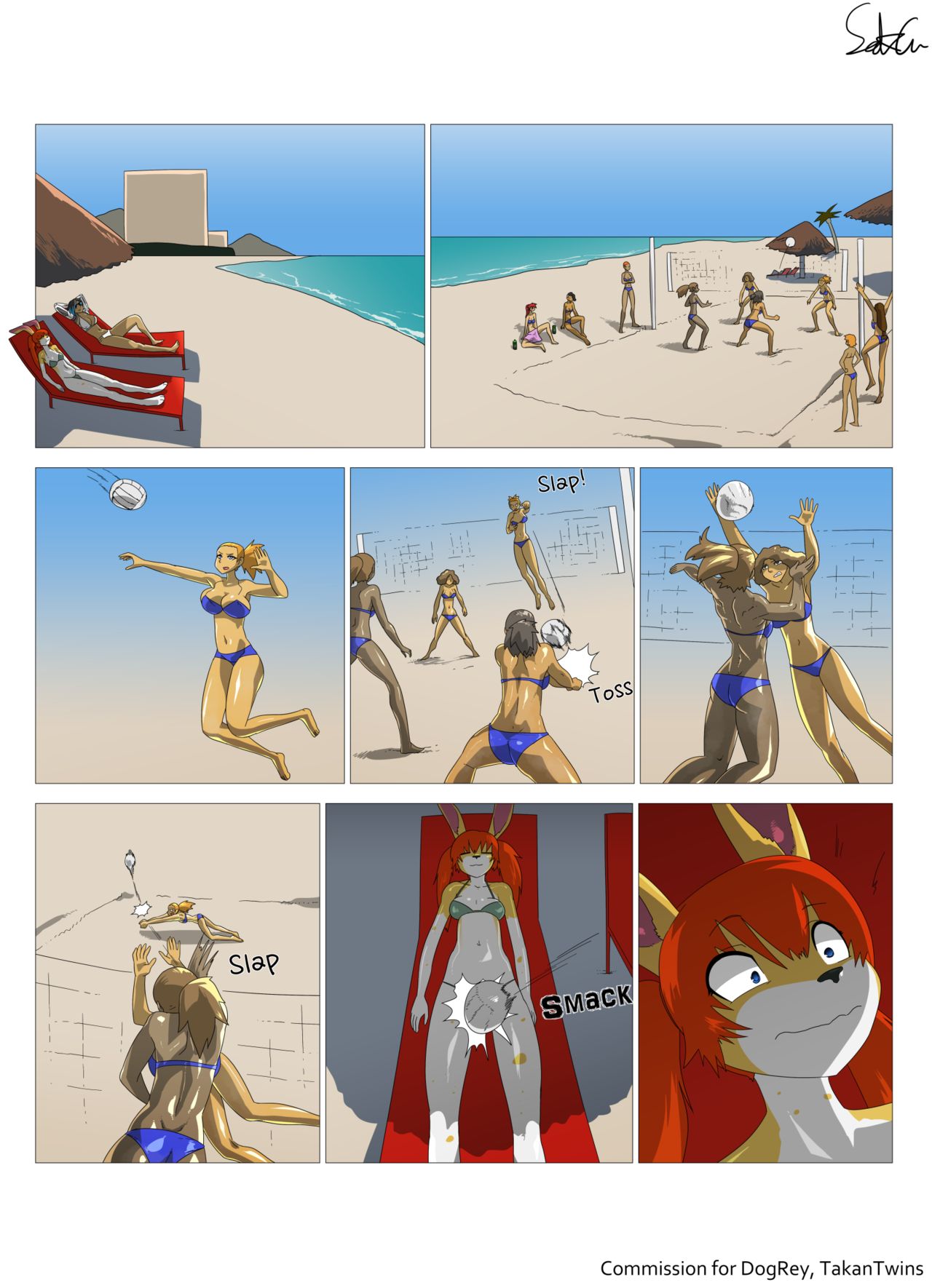 The dangers of beach bunnies page 1 full