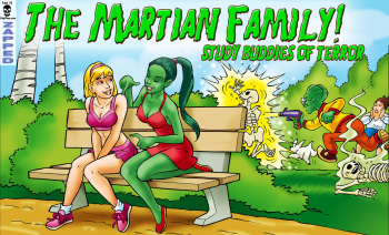 [Pulptoon] The Martian Family! - Study Buddies of Terror cover
