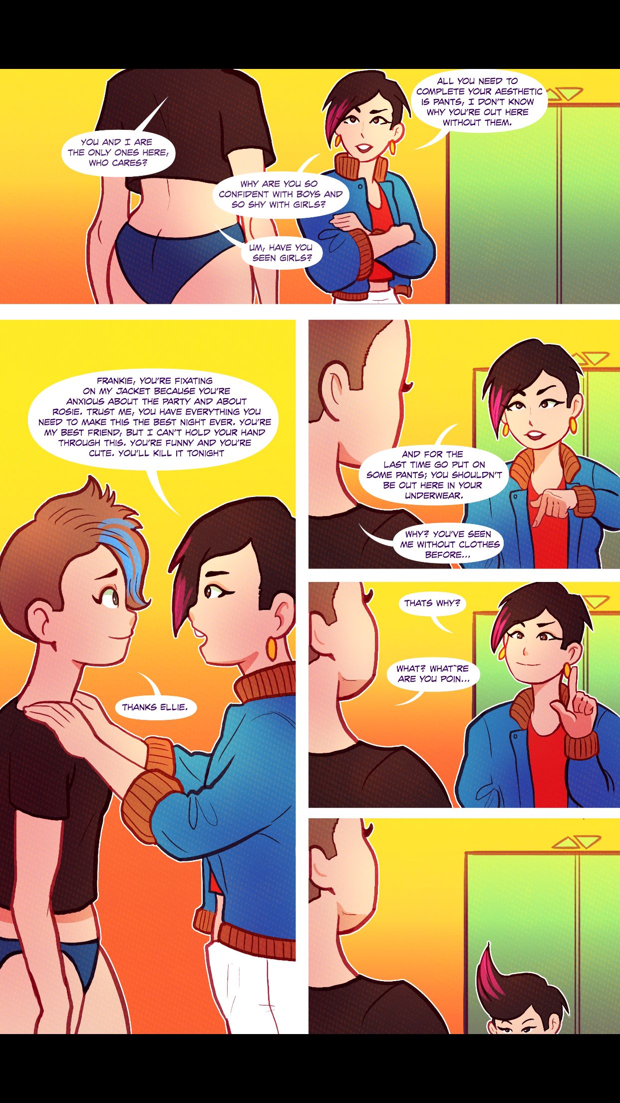 Frankie's Naked Night page 2 full