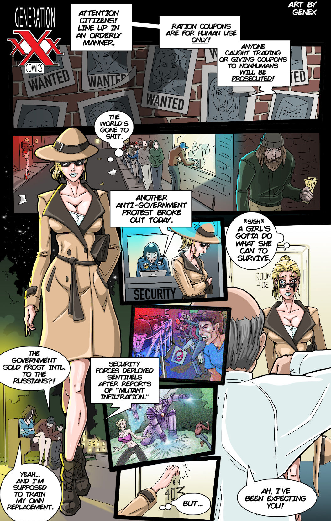 Emma Frost: AltFuture page 1 full