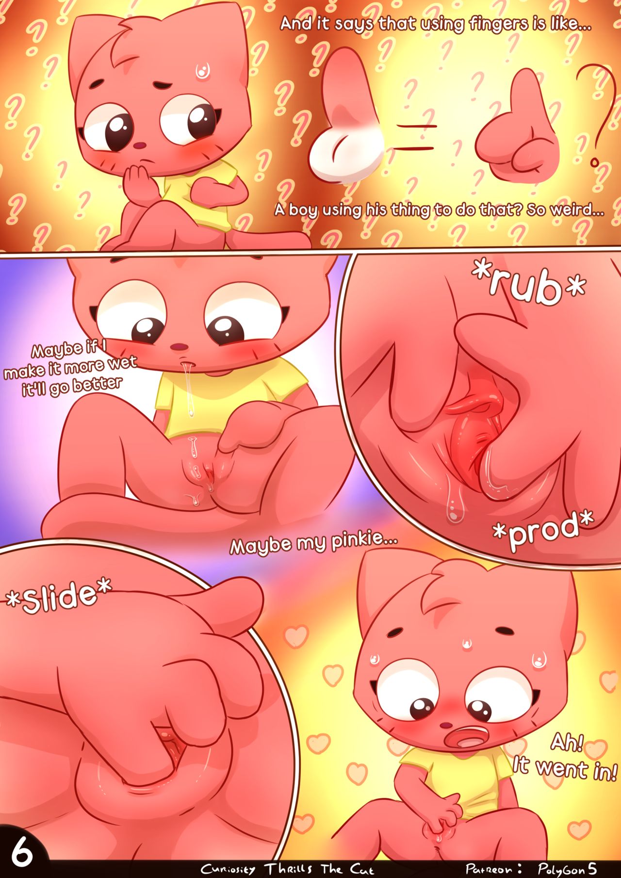 Playkids comic, Curiosity Thrills The Cat page 7 full