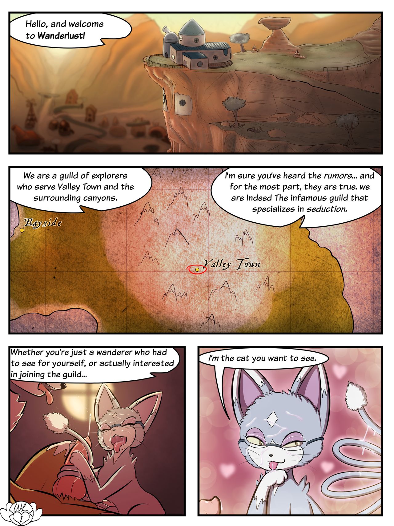 Wanderlust Introductory Comic page 1 full