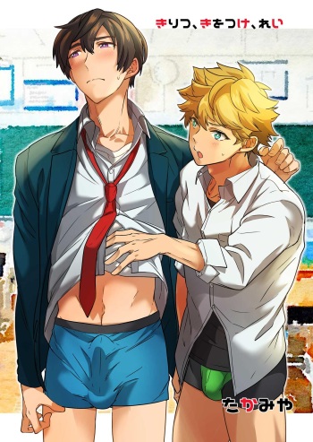 [Eichi Jijou (Takamiya)] kiritsu, kiotsuke, rei! [Digital] cover