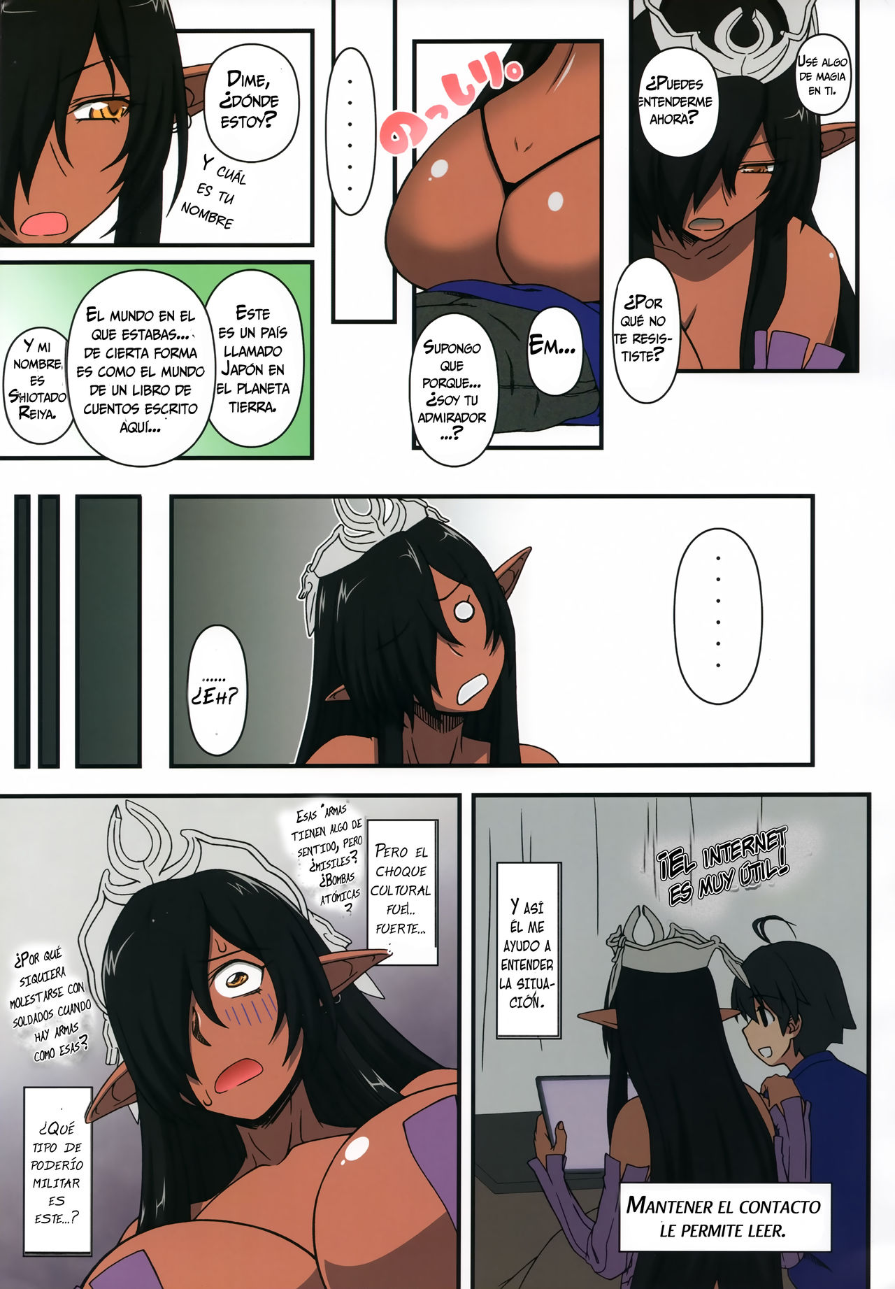 Kuro no Joou no Isekai Seikatsu Color Ban page 6 full