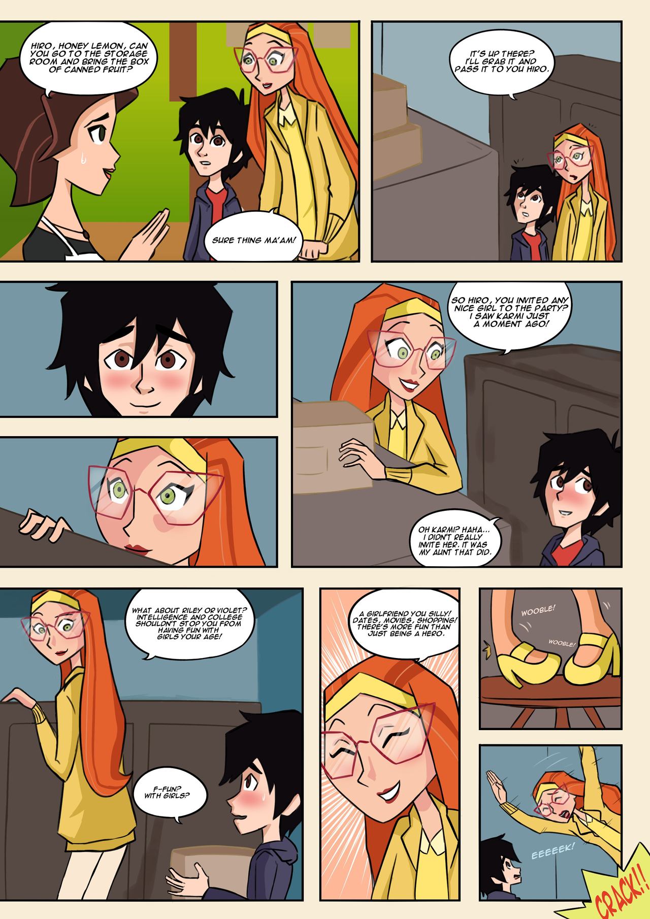 Hiro and Honey Lovey Dovey Book page 3 full