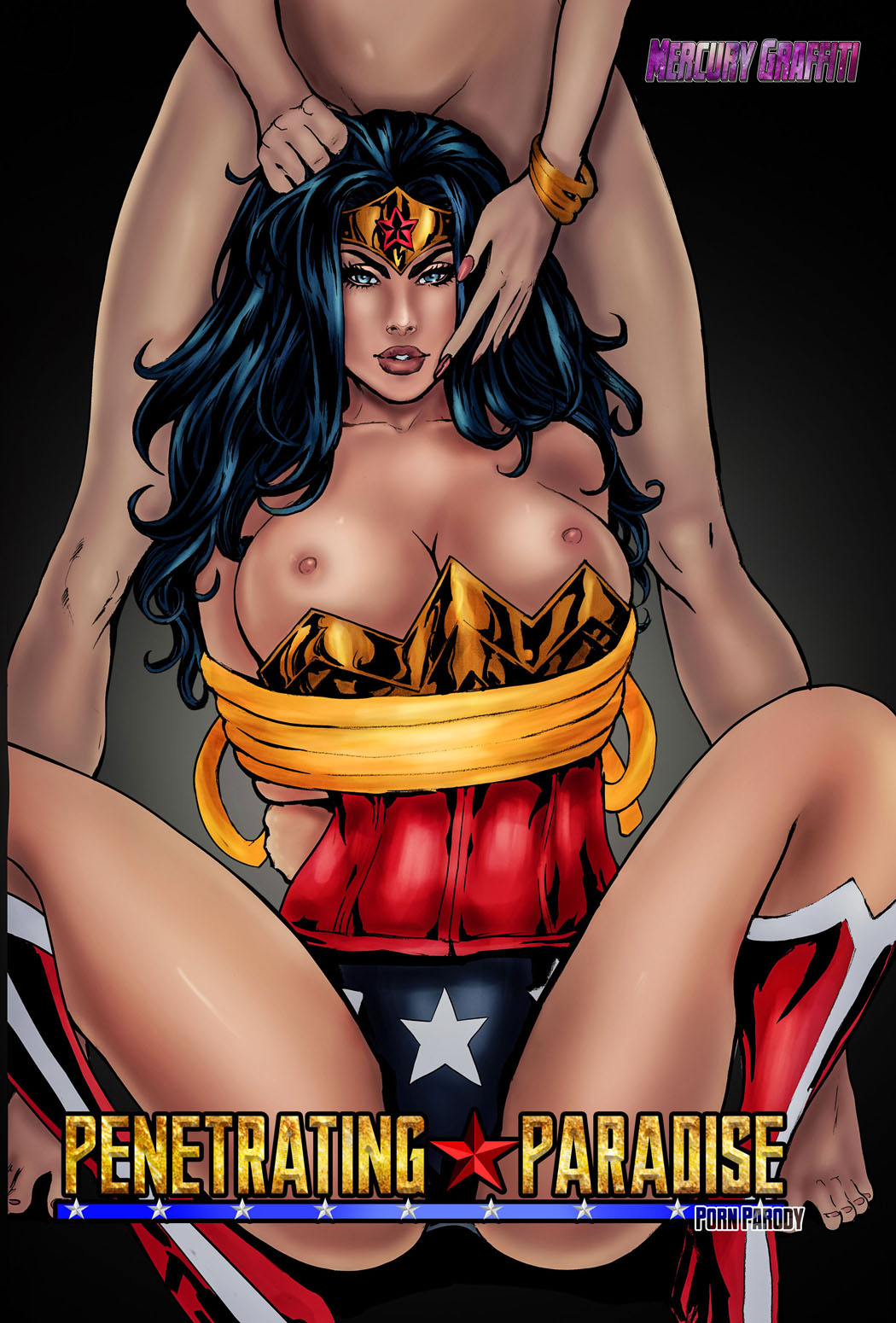 Penetrating Paradise - Wonder Woman Parody page 1 full