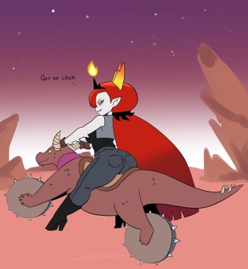 [DarkEros] Naughty Hekapoo (Star vs. the Forces of Evil) cover